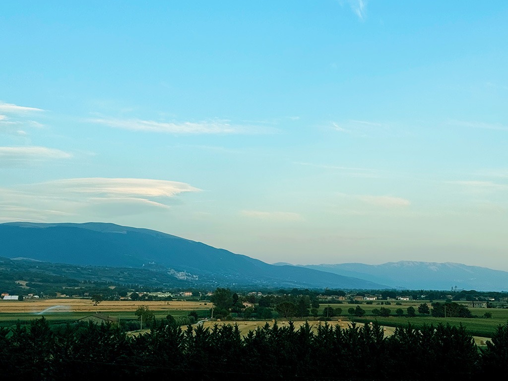 umbria countryside wide view